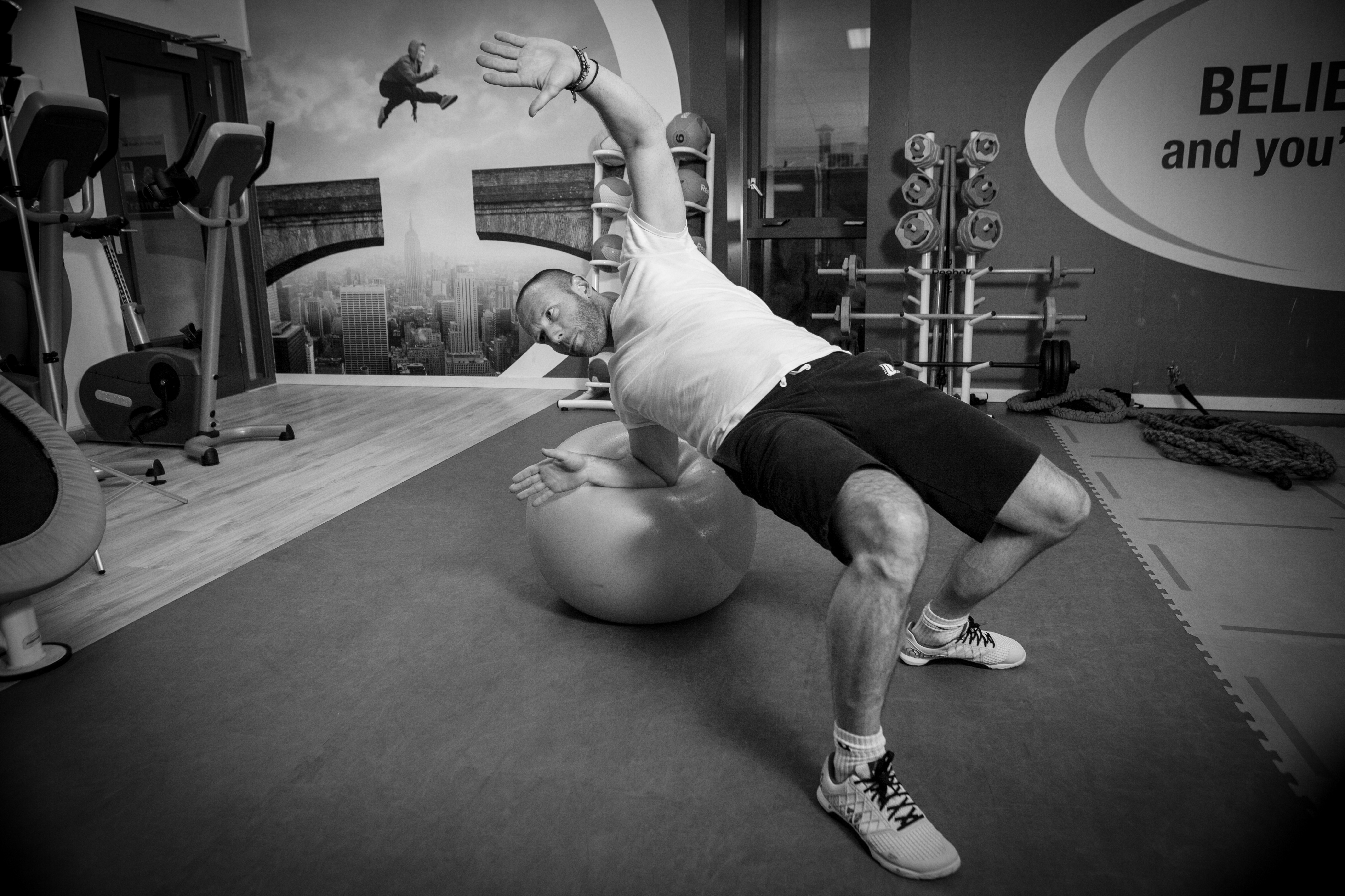 Gluteus en core training